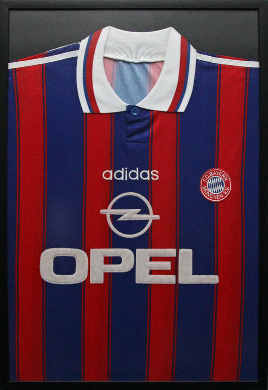 Framed Retro Bayern Munich Shirt 1995