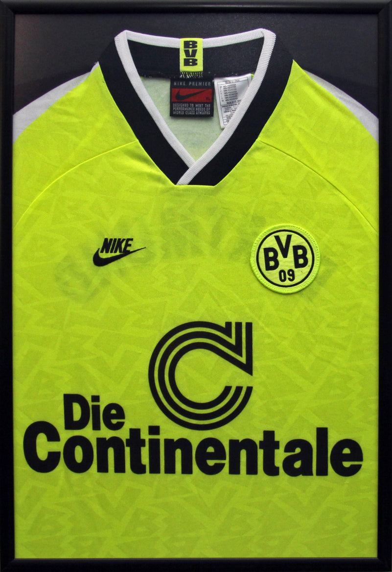 Framed Retro Borussia Dortmund Shirt 1995/1996