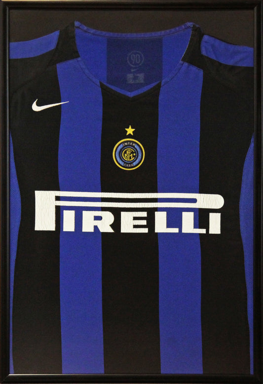 Framed Retro Inter Milan Shirt 2005